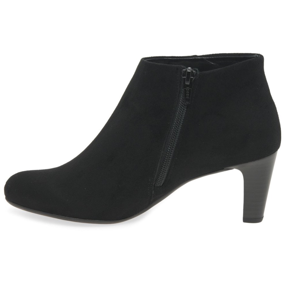 Bottines Femme Fatale Gabor | Velours Noir Exclusif
